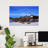 Lighthouses | Phare de Pontusval France Finistere Poster (Thuiskantoor)