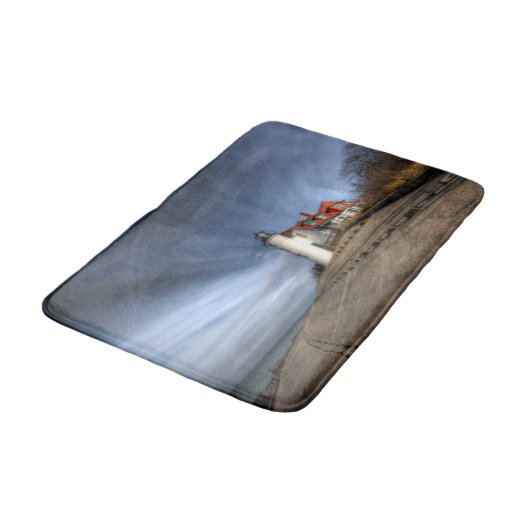 Lighthouses | Point Betsie Lake Michigan Badmat (Gekanteld)