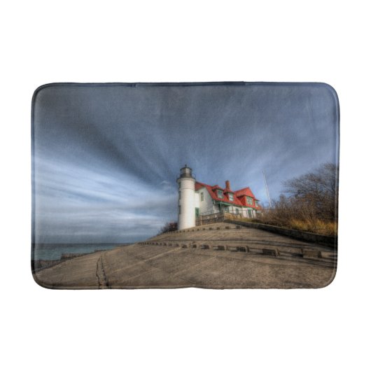 Lighthouses | Point Betsie Lake Michigan Badmat (Voorkant)