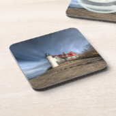 Lighthouses | Point Betsie Lake Michigan Bier Onderzetter (Linkerzijde)