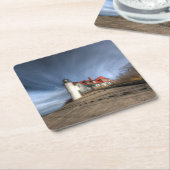 Lighthouses | Point Betsie Lake Michigan Kartonnen Onderzetters (Schuin)