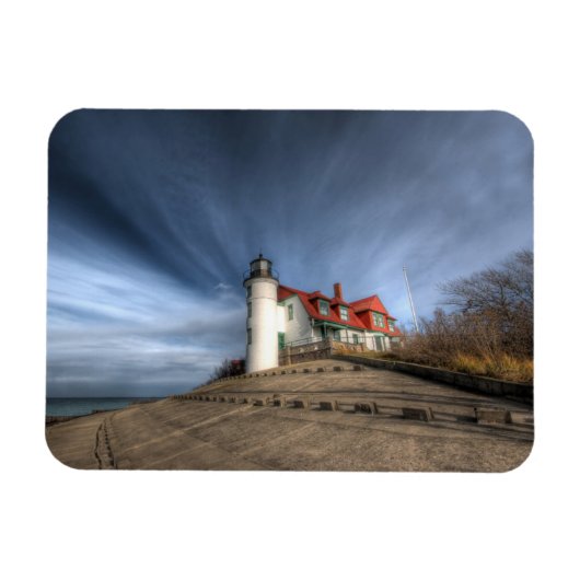 Lighthouses | Point Betsie Lake Michigan Magneet (Horizontaal)