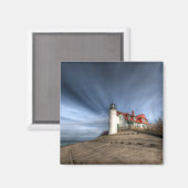 Lighthouses | Point Betsie Lake Michigan Magneet (Voorkant / Achterkant)