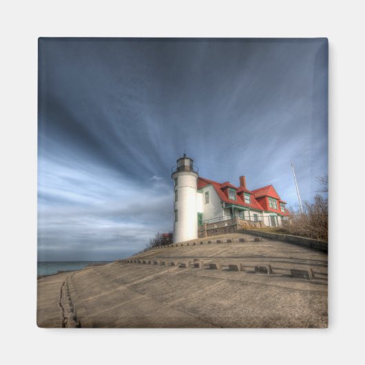 Lighthouses | Point Betsie Lake Michigan Magneet (Voorkant)