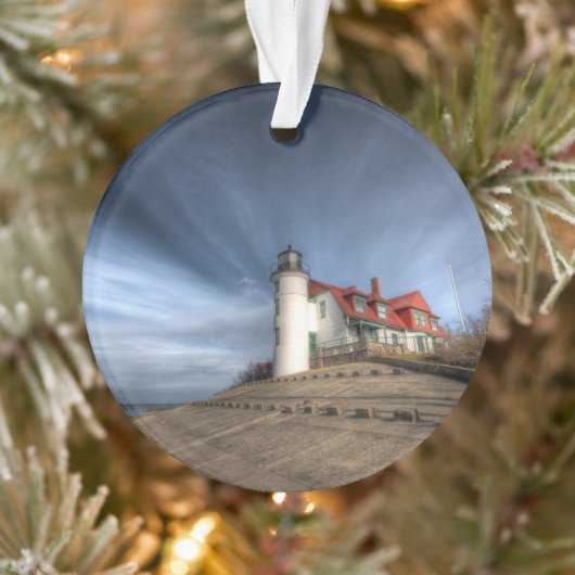 Lighthouses | Point Betsie Lake Michigan Ornament (Boom)