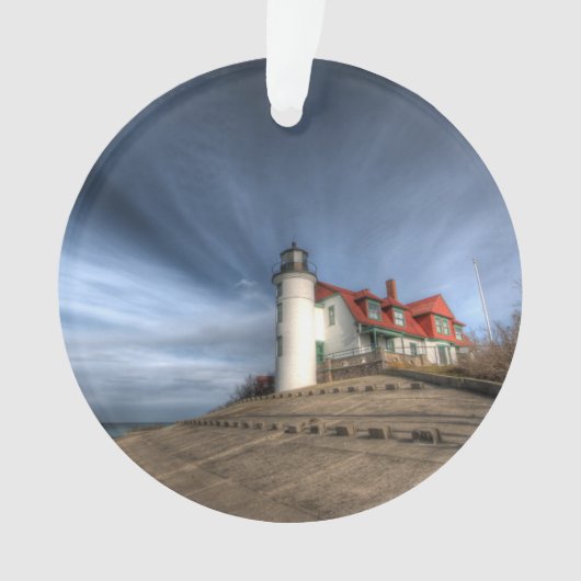 Lighthouses | Point Betsie Lake Michigan Ornament (voorkant)