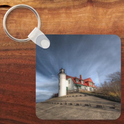 Lighthouses | Point Betsie Lake Michigan Sleutelhanger (Voorkant)