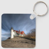 Lighthouses | Point Betsie Lake Michigan Sleutelhanger (Achterkant)