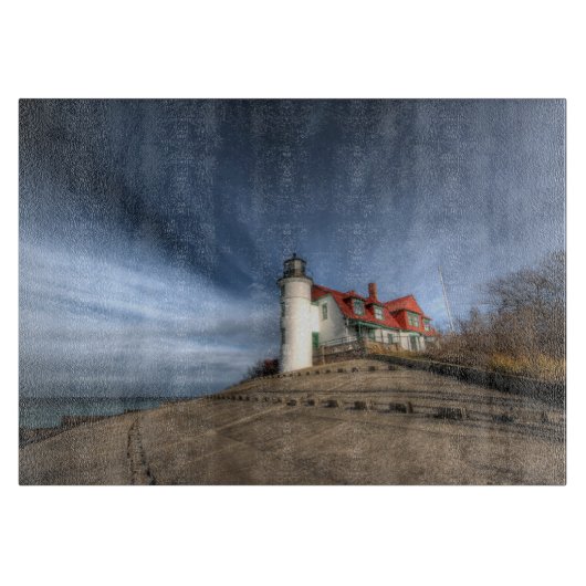 Lighthouses | Point Betsie Lake Michigan Snijplank (Voorkant)