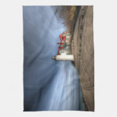 Lighthouses | Point Betsie Lake Michigan Theedoek (Verticaal)