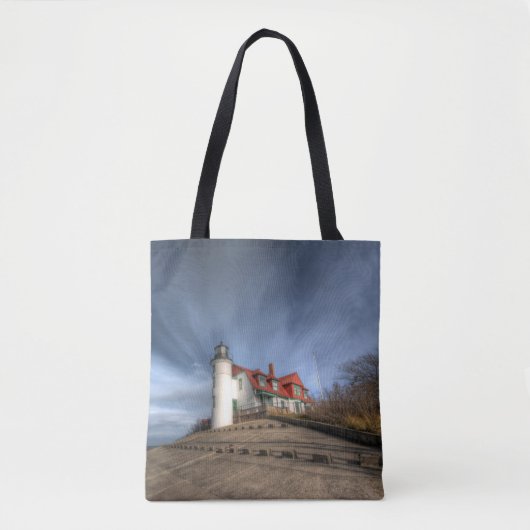 Lighthouses | Point Betsie Lake Michigan Tote Bag (Voorkant)