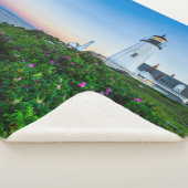 Lighthouses | Point Lighthouse Bristol  Maine Sherpa Deken (3/4)