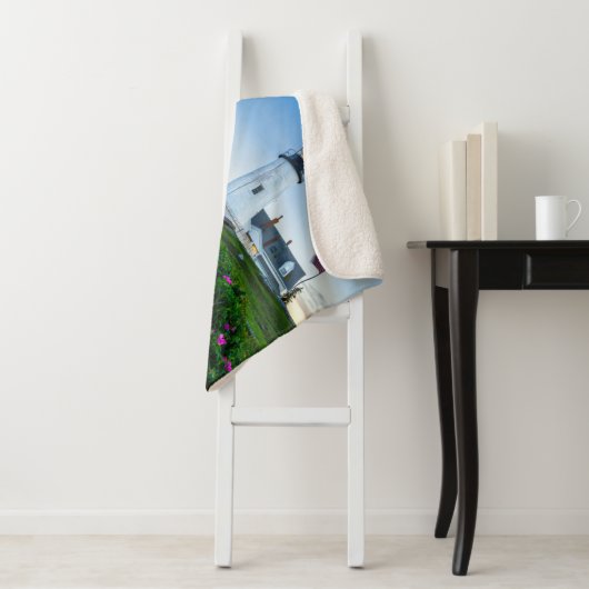 Lighthouses | Point Lighthouse Bristol Maine Sherpa Deken (In situ)