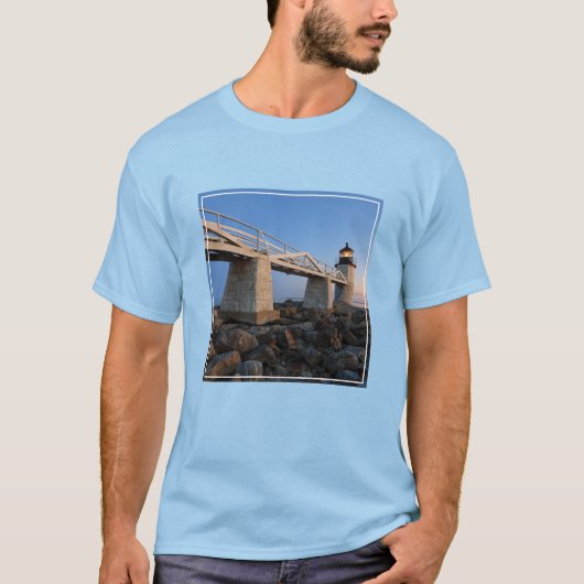 Lighthouses | Port Clyde Maine Lighthouse T-shirt (Voorkant)