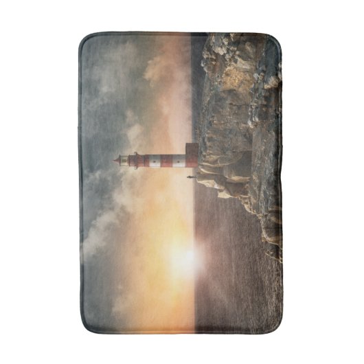 Lighthouses Red & White Lighthouse Badmat (Voorkant Verticaal)