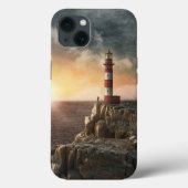 Lighthouses Red & White Lighthouse Case-Mate iPhone Case (Achterkant)