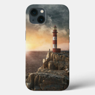 Lighthouses Red & White Lighthouse Case-Mate iPhone Case