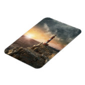 Lighthouses Red & White Lighthouse Magneet (Linkerzijde)