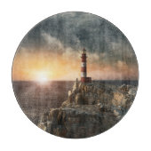 Lighthouses Red & White Lighthouse Snijplank (Voorkant)