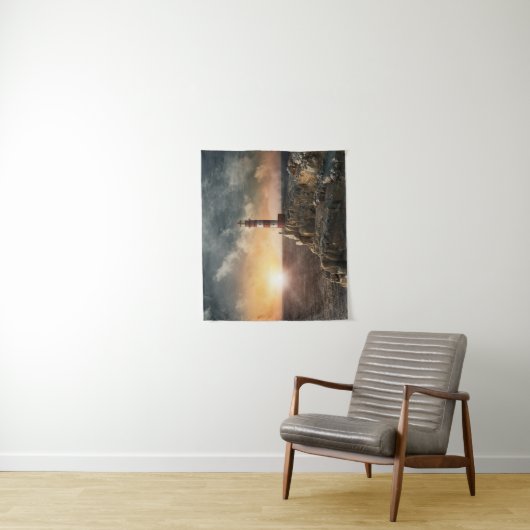 Lighthouses Red & White Lighthouse Wandkleed (In situ)