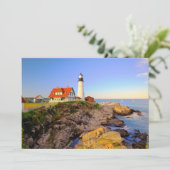 Lighthouses Rockport Lighthouse Maine Bedankkaart (Staand voorkant)