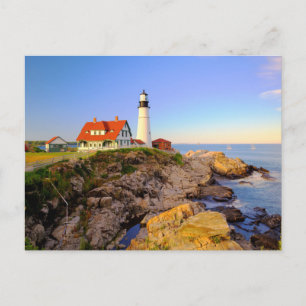 Lighthouses Rockport Lighthouse Maine Briefkaart
