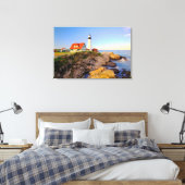 Lighthouses Rockport Lighthouse Maine Canvas Afdruk (Insitu (Slaapkamer))