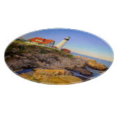 Lighthouses Rockport Lighthouse Maine Snijplank (Hoek)
