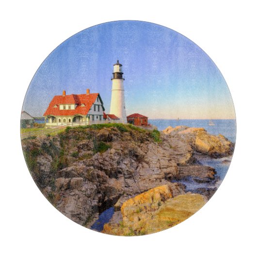 Lighthouses Rockport Lighthouse Maine Snijplank (Voorkant)