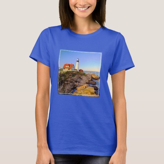 Lighthouses Rockport Lighthouse Maine T-shirt (Voorkant)