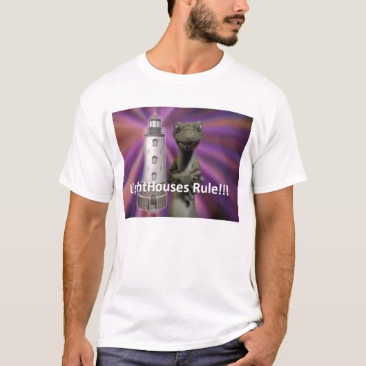 LightHouses Rule!! T-shirt (Voorkant)