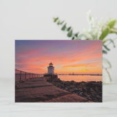 Lighthouses South Portland, Maine Bedankkaart (Staand voorkant)