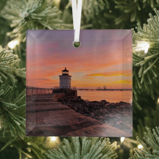 Lighthouses South Portland, Maine Glas Ornament (Insitu)