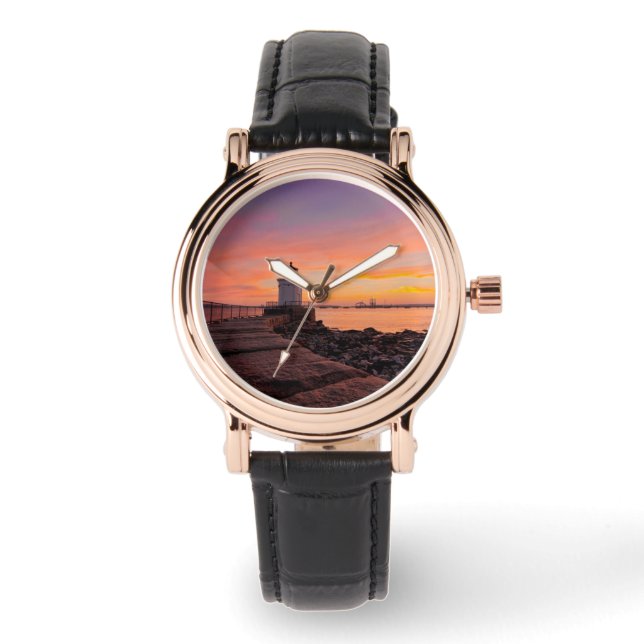 Lighthouses South Portland, Maine Horloge (Voorkant)