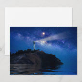 Lighthouses Starry Night Lighthouse Bedankkaart (Voorkant / Achterkant)