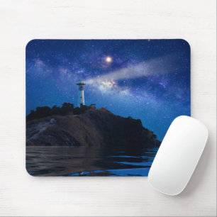 Lighthouses Starry Night Lighthouse Muismat