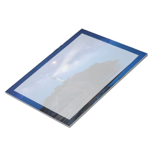 Lighthouses Starry Night Lighthouse Notitieblok (Schuin)