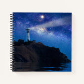 Lighthouses Starry Night Lighthouse Notitieboek (Voorkant)