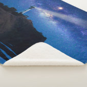Lighthouses Starry Night Lighthouse Sherpa Deken (3/4)