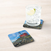 Lighthouses Victoria Harbor Vancouver Island Bier Onderzetter (Rechterzijde)