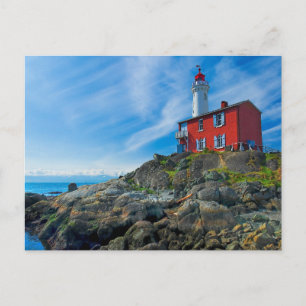 Lighthouses Victoria Harbor Vancouver Island Briefkaart