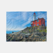 Lighthouses Victoria Harbor Vancouver Island Fleece Deken (Voorkant (Horizontaal))