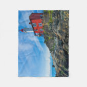 Lighthouses Victoria Harbor Vancouver Island Fleece Deken (Voorkant)