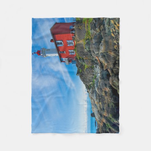 Lighthouses Victoria Harbor Vancouver Island Fleece Deken (Voorkant)