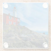 Lighthouses Victoria Harbor Vancouver Island Glazen Onderzetter (Achterkant)