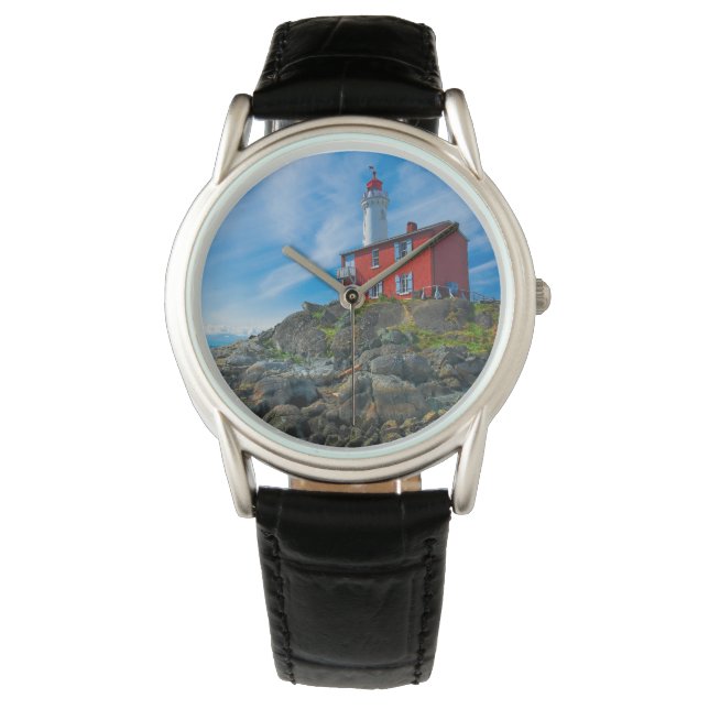 Lighthouses Victoria Harbor Vancouver Island Horloge (Voorkant)