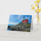 Lighthouses Victoria Harbor Vancouver Island Kaart (Gele Bloem)