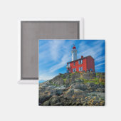 Lighthouses Victoria Harbor Vancouver Island Magneet (Voorkant / Achterkant)