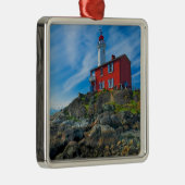 Lighthouses Victoria Harbor Vancouver Island Metalen Ornament (Rechts)