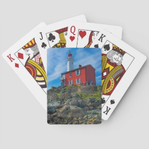 Lighthouses Victoria Harbor Vancouver Island Pokerkaarten
